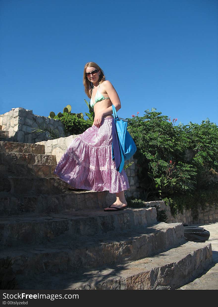 Woman On The Stairs