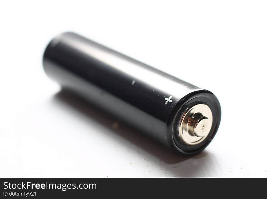 Black AA Battery