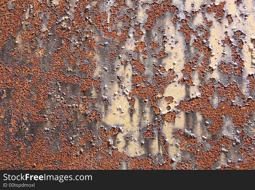 Rusted metal or iron for use as background. Rusted metal or iron for use as background