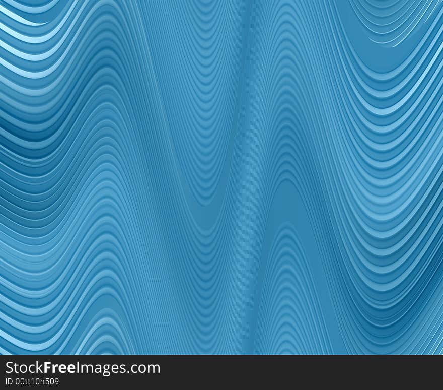 Wavy blue lines