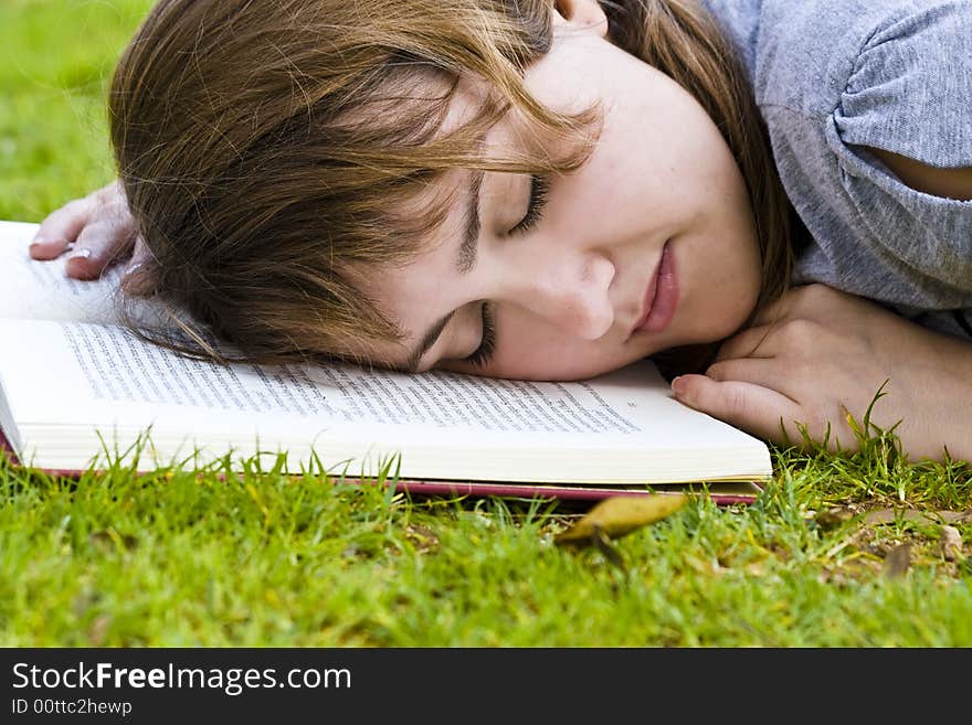 Young woman sleeping