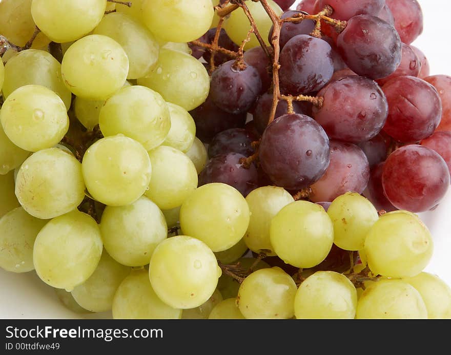 Green And Red Grapes