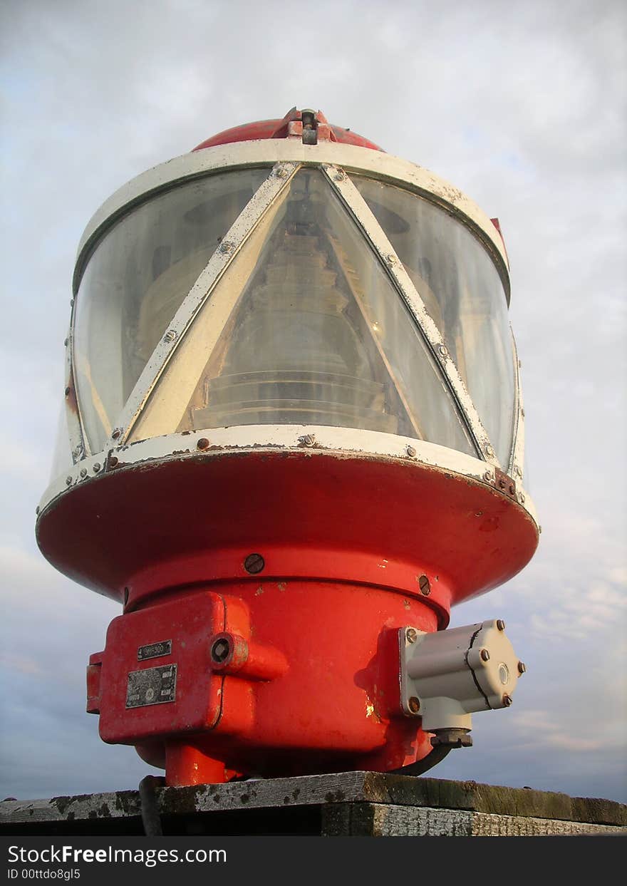 Beacon on the East of Solovki islands in White sea