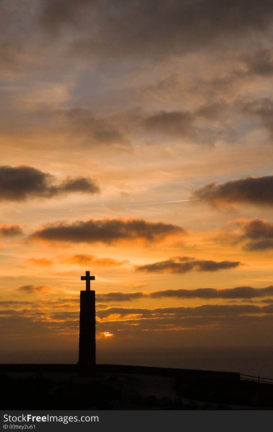 Cabo Roca - the western point of Europe. Cabo Roca - the western point of Europe