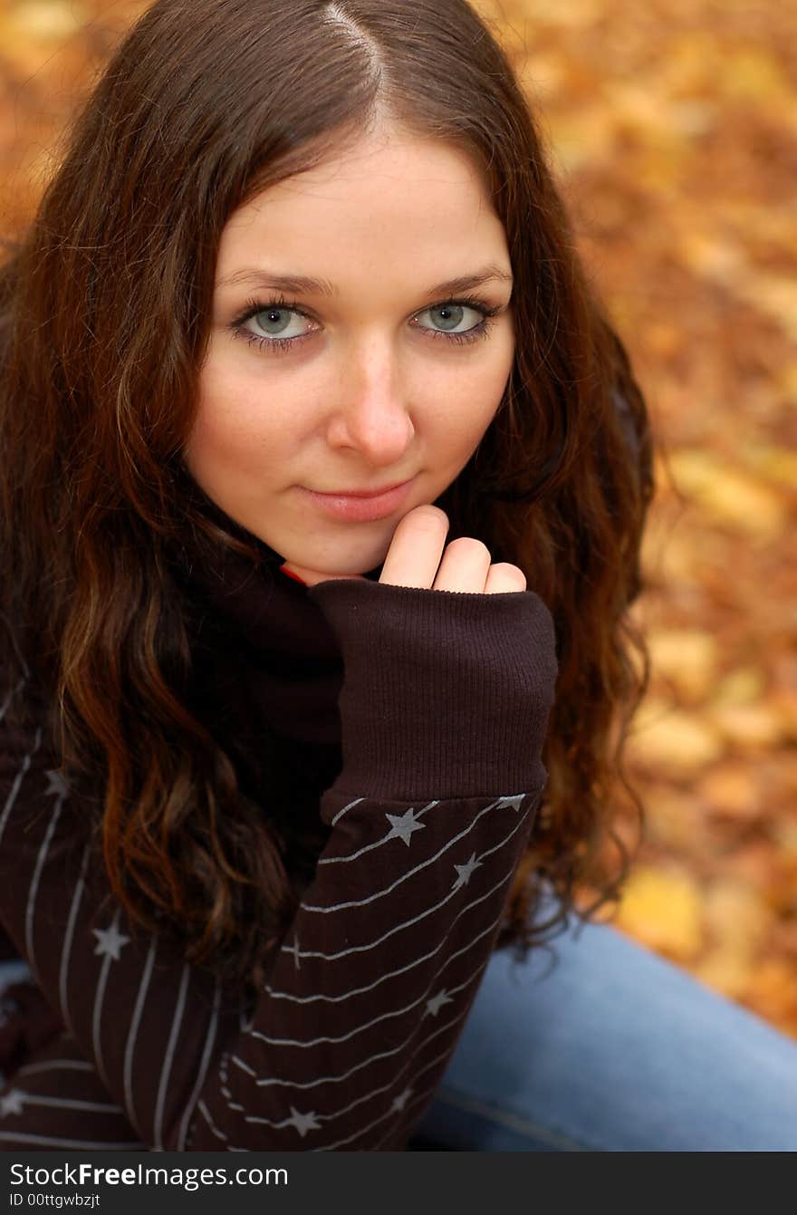 Girl In The Forest