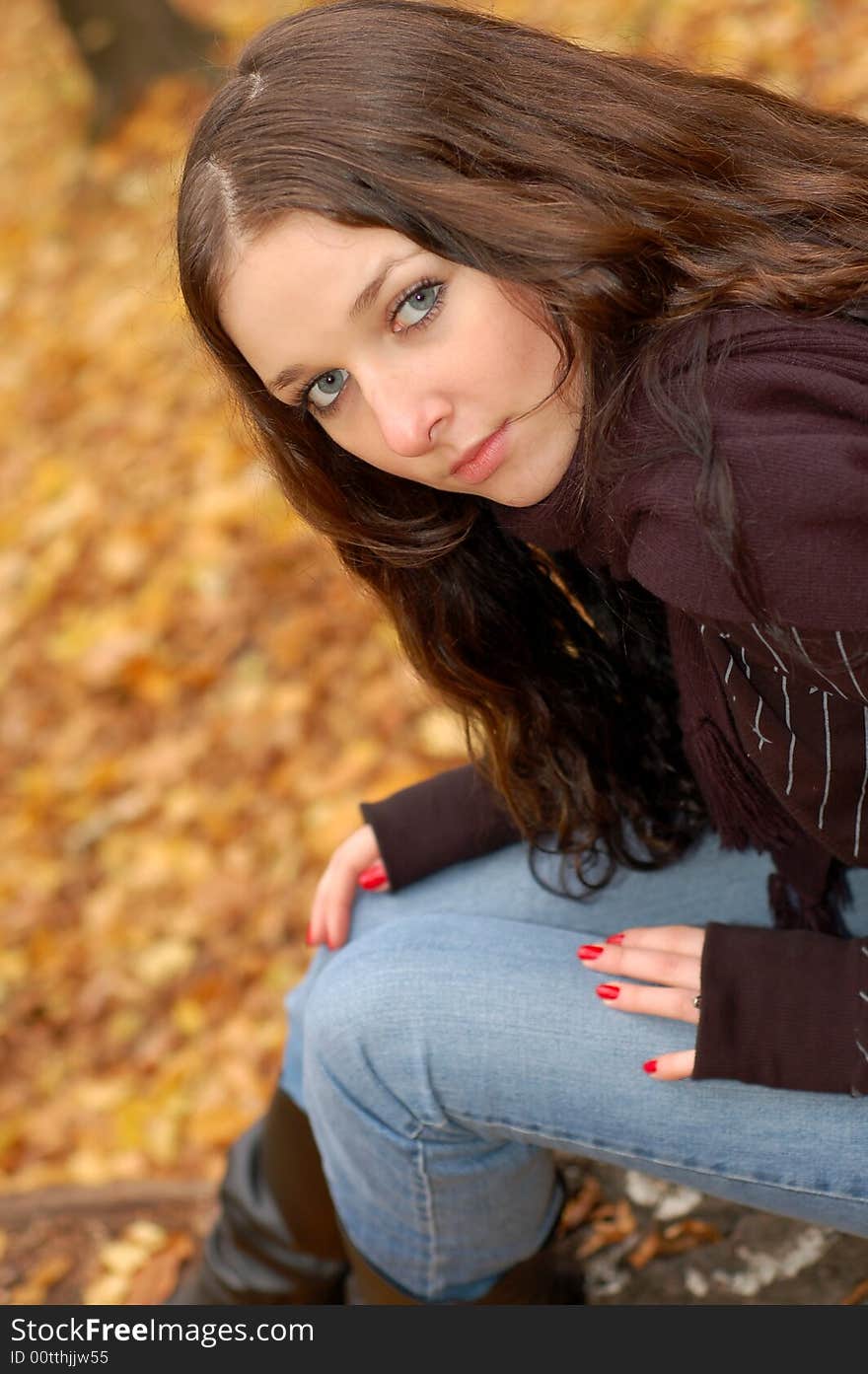 Girl In The Forest