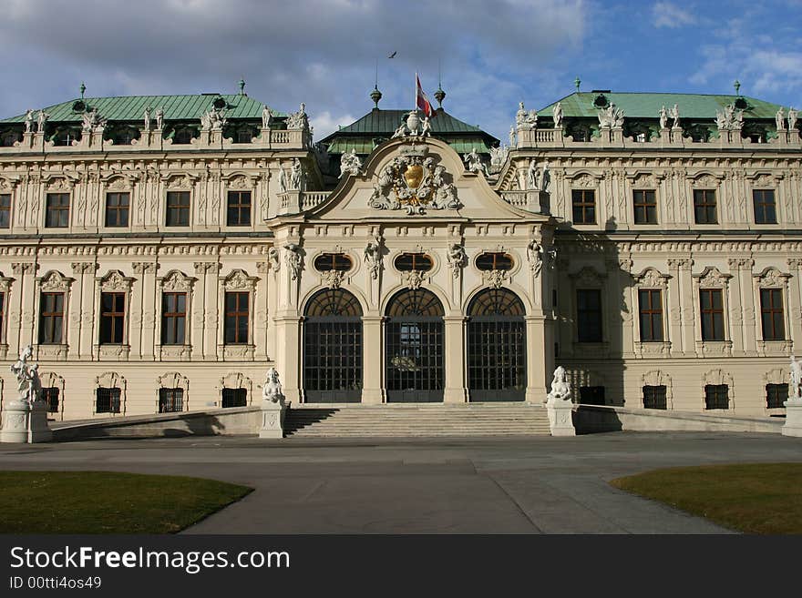 The Belvedere is a baroque palace complex built by Prince Eugene of Savoy in the 3rd district of Vienna, south-east of the city centre. The Belvedere is a baroque palace complex built by Prince Eugene of Savoy in the 3rd district of Vienna, south-east of the city centre.