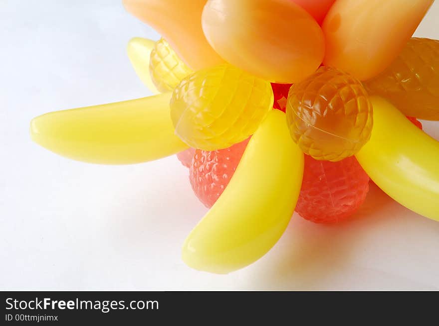 The photo of delicious fruit jellies. The photo of delicious fruit jellies.