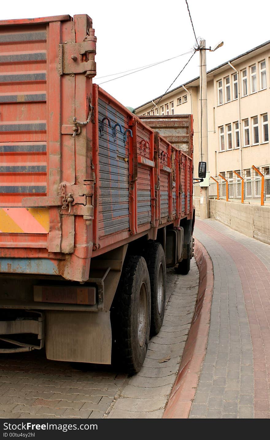 Asian truck detail