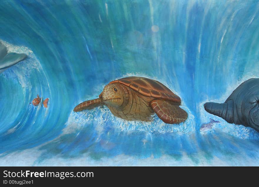 Surfing Turtle