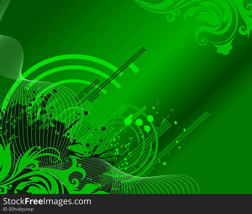 Abstract  background. A vector format is added. Suits well for a postcard or background