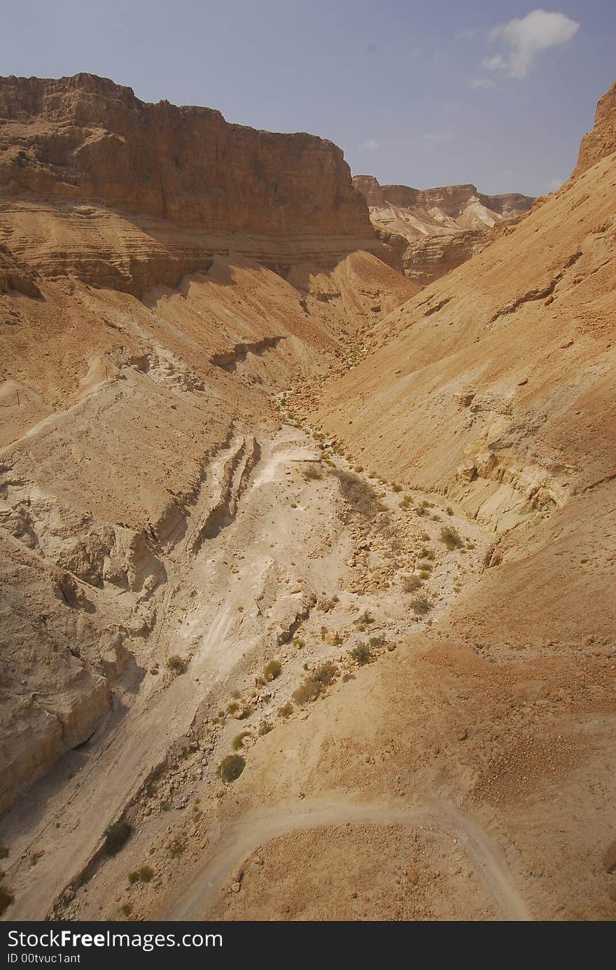 The Judean desert in Israel