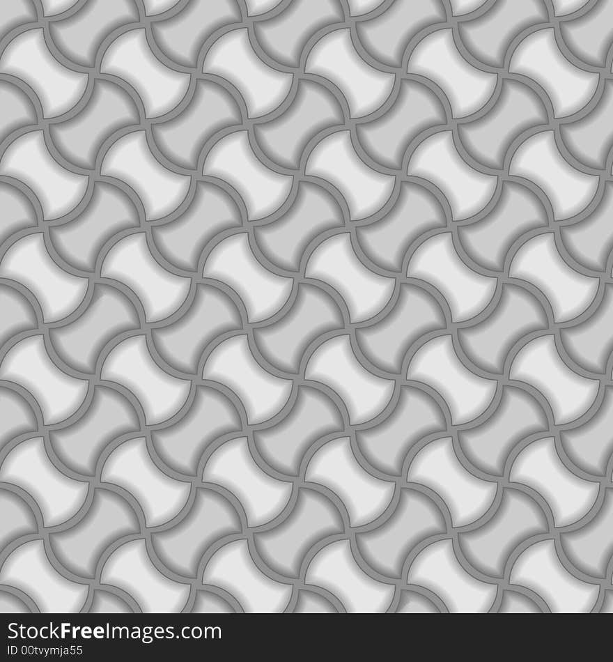 Seamless 3d Pattern With Tiles