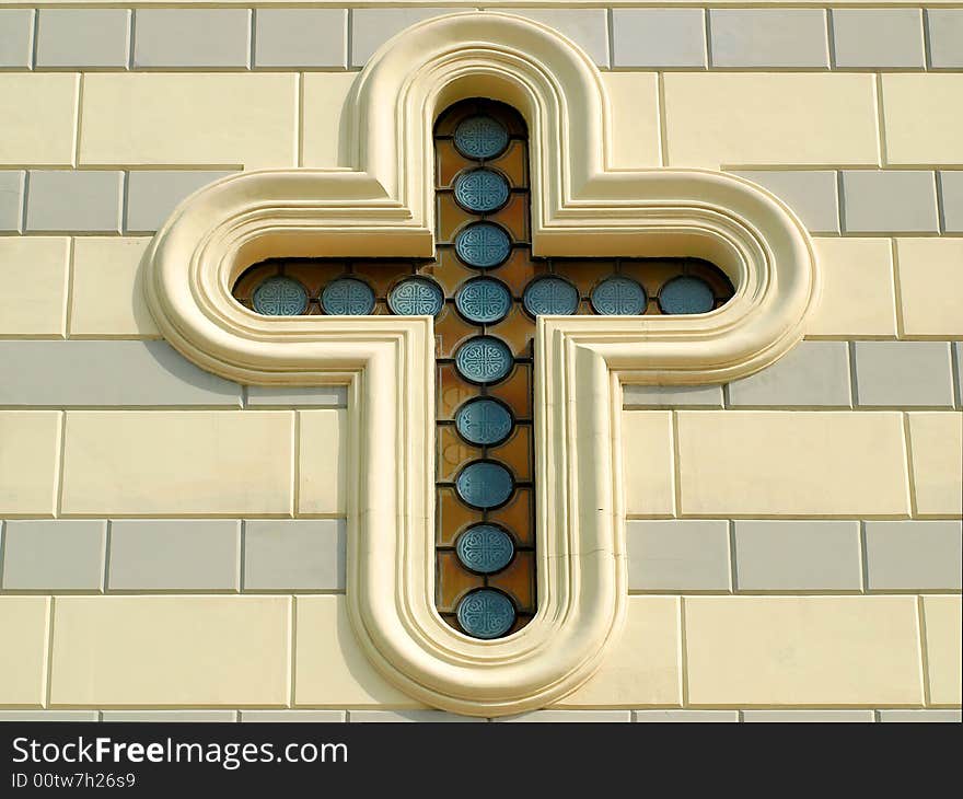 Cross Shaped Window of the Little Temple