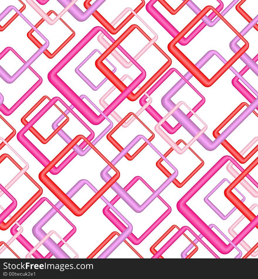 Seamless vector texture with 3d rounded rectangles. Seamless vector texture with 3d rounded rectangles