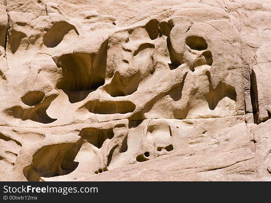 Figure on a rocks