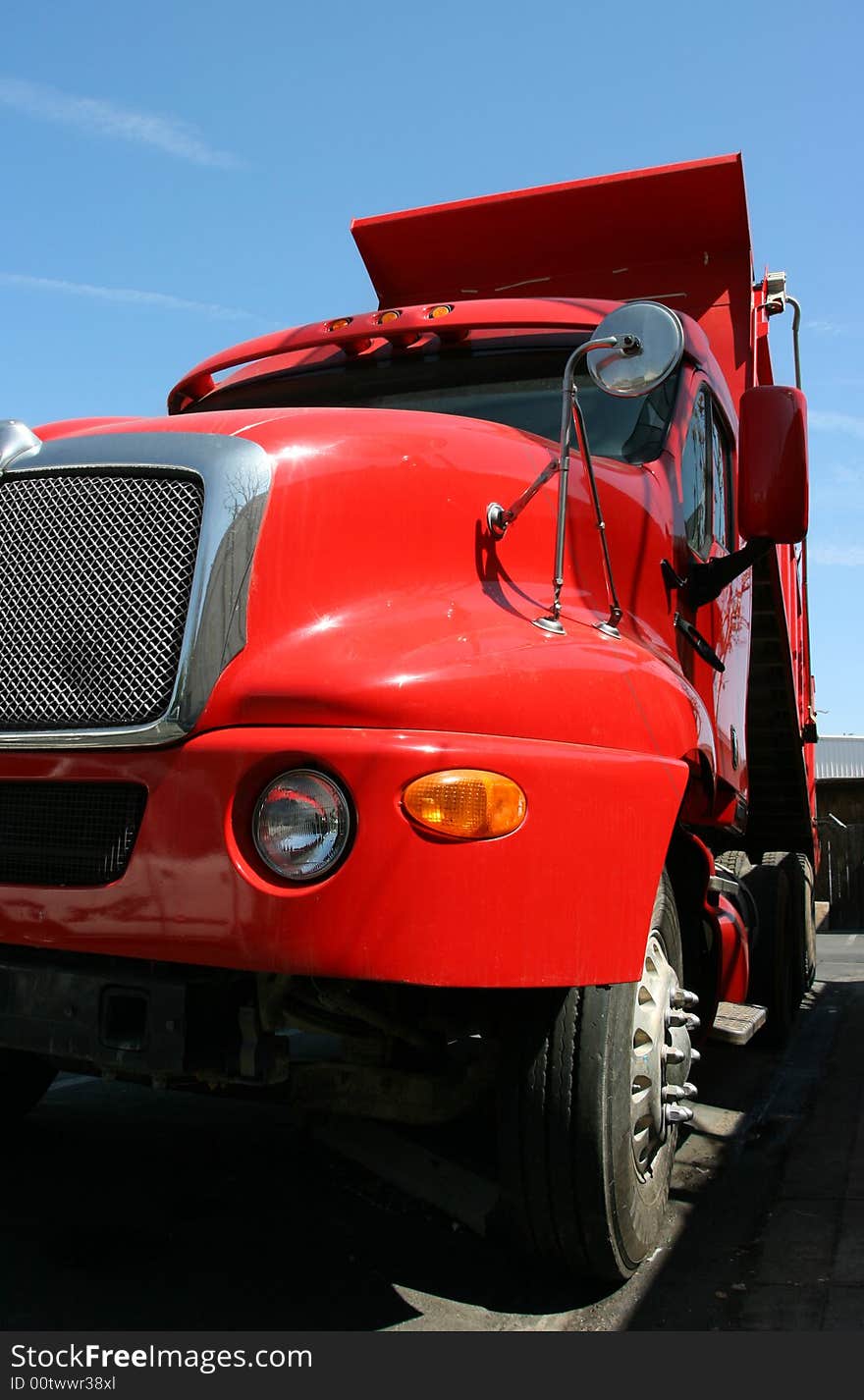 Heavy truck on the road