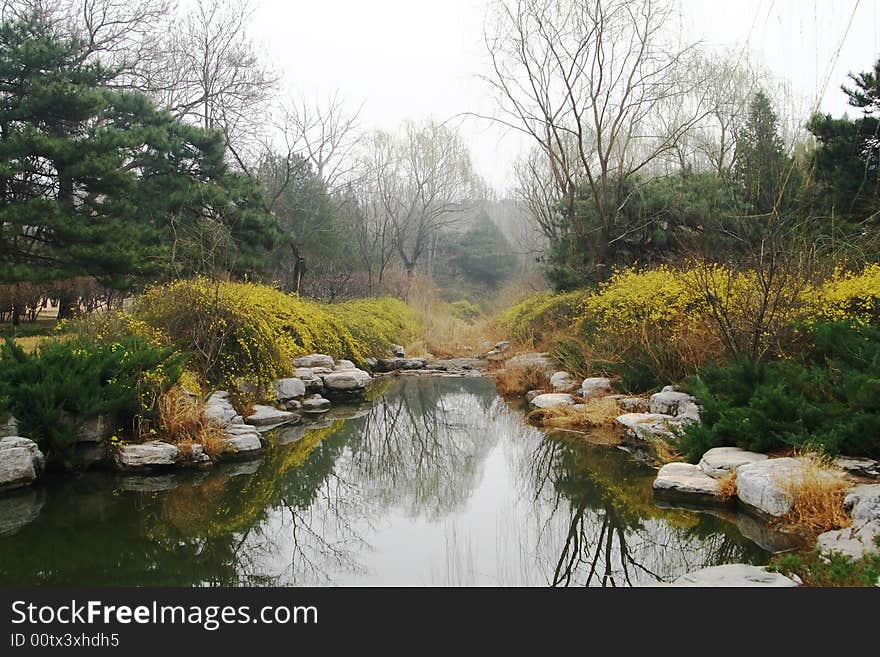 Lake landscap beijing nature reflections. Lake landscap beijing nature reflections