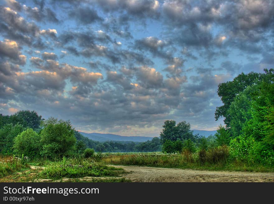 Morning In Mountains