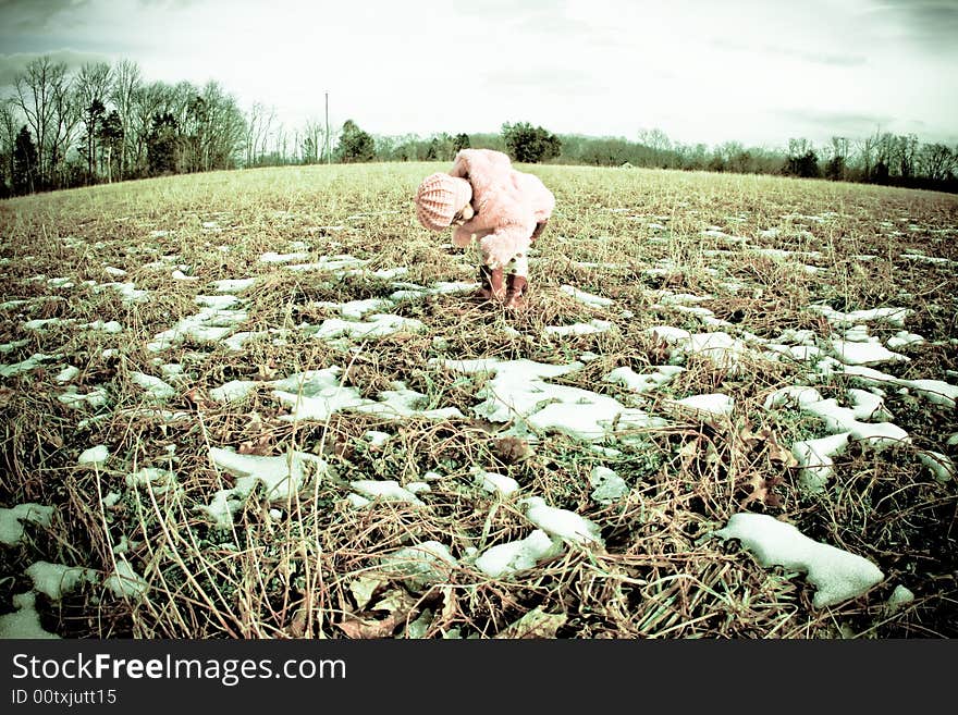 Girl In Field