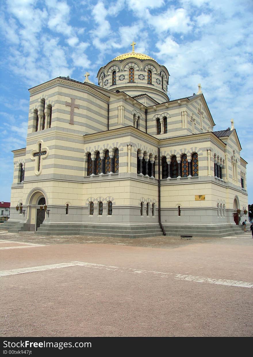 Vladimir's cathedral in Sevastopol. Vladimir's cathedral in Sevastopol