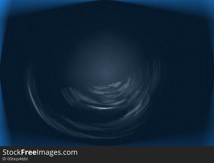 Blue Blur Radius - Abstract Background Concept Design