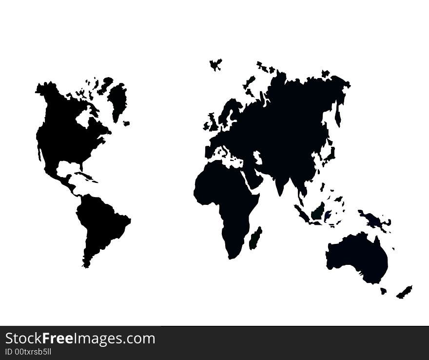 This is the illustration of world map