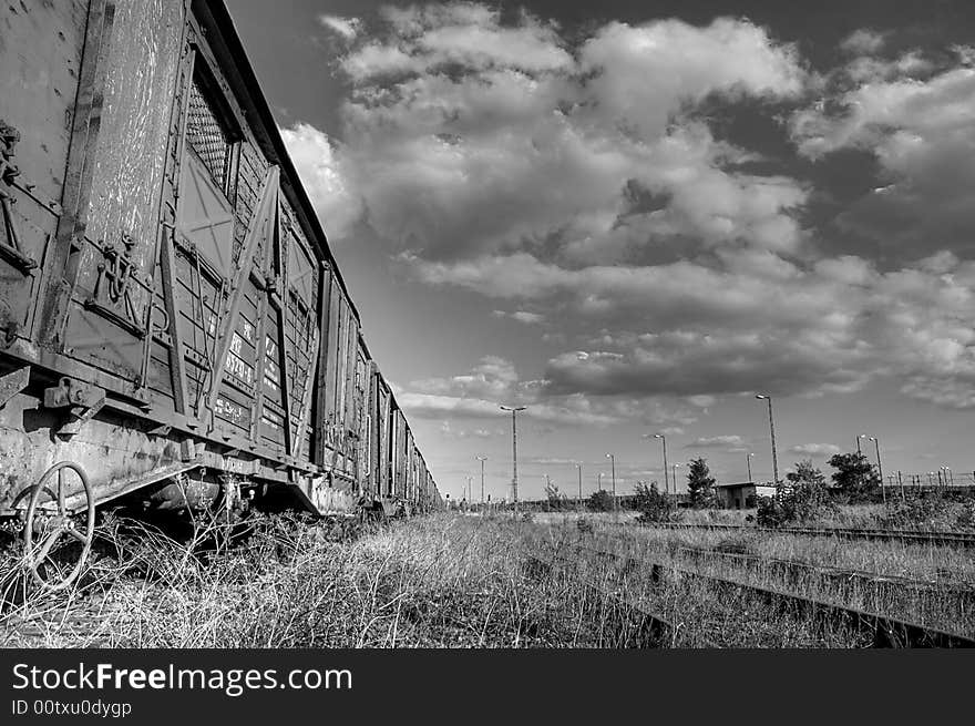 The Wagon on the Railroad.