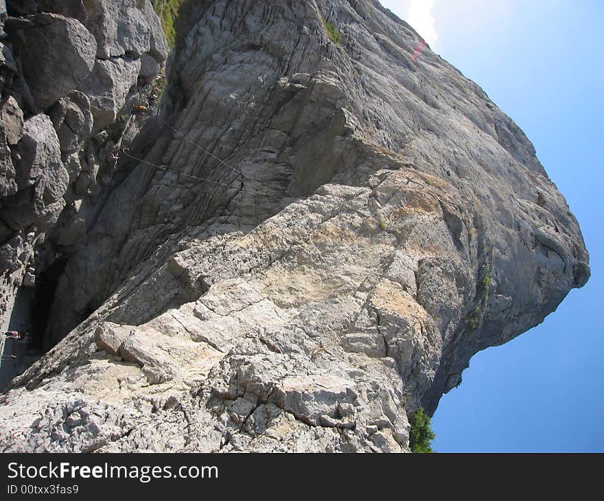 Landscape with a rock, recorded in Crimea, Black sea. Landscape with a rock, recorded in Crimea, Black sea.