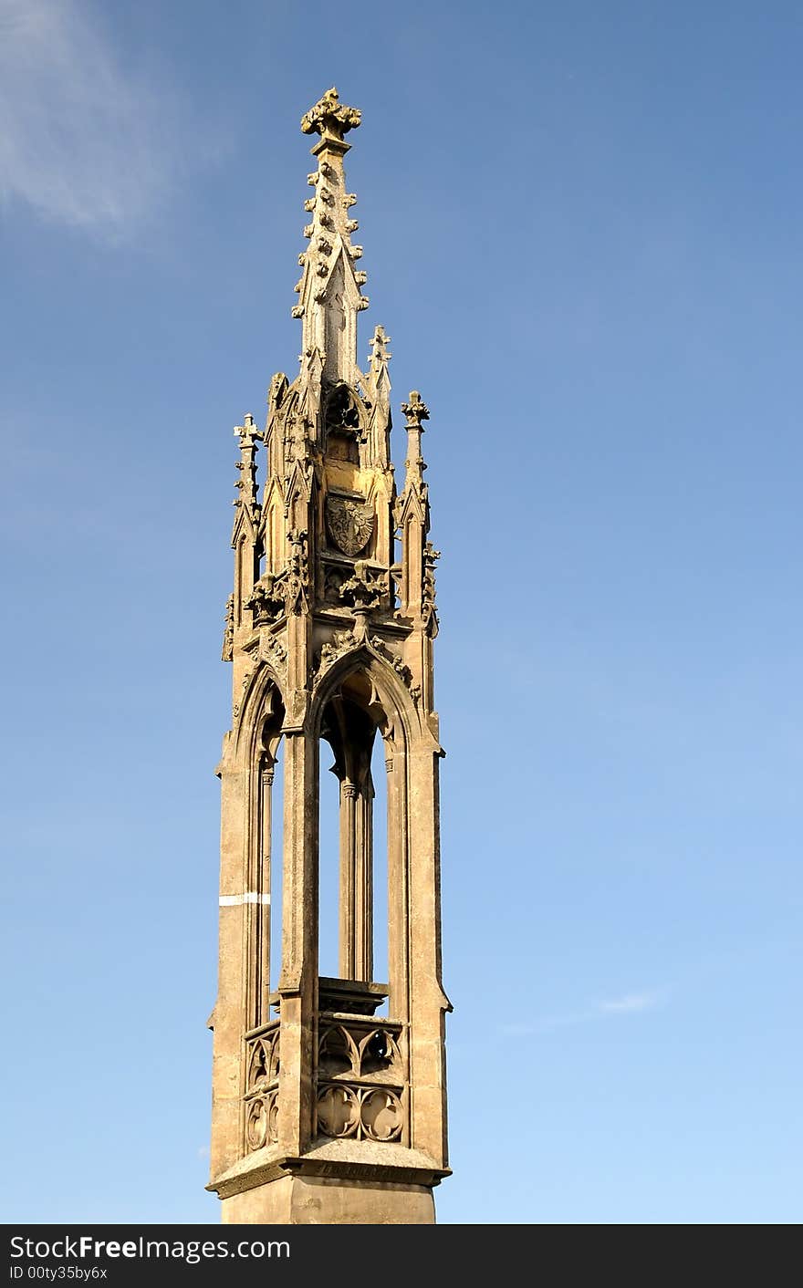 Details of an old tower. Baroque style. Details of an old tower. Baroque style