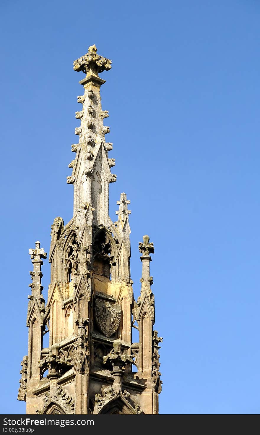 Details of an old tower. Baroque style. Details of an old tower. Baroque style