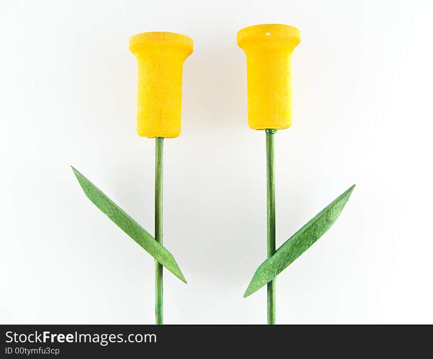 Yellow tulips