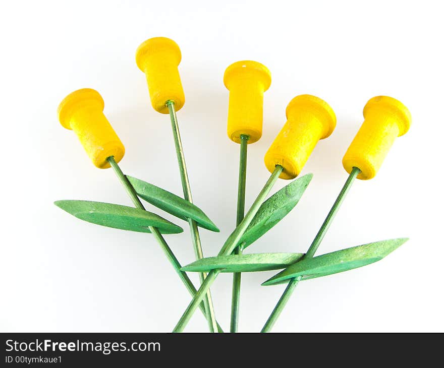 Yellow tulips