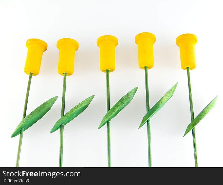 Yellow tulips