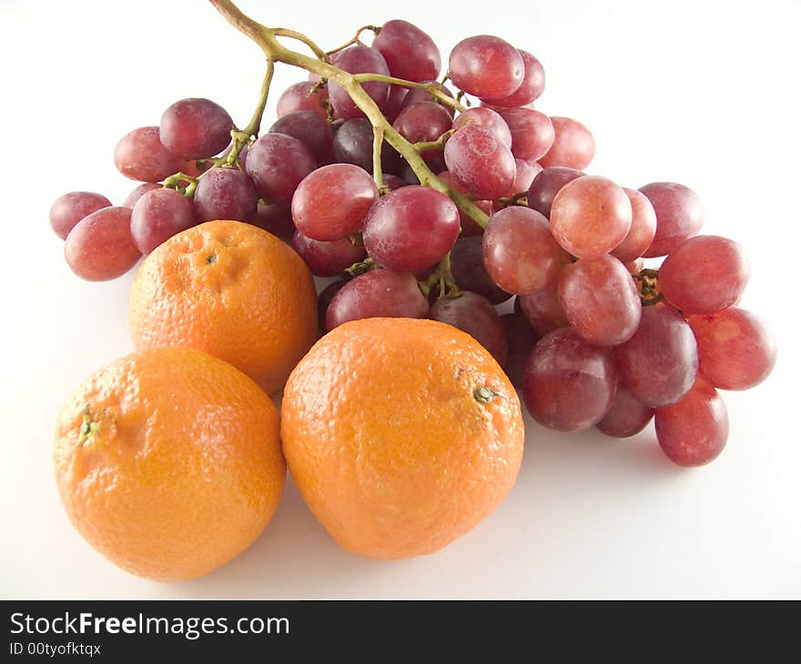 Red grapes