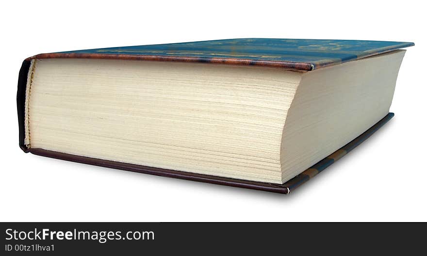 Big book isolated over white background