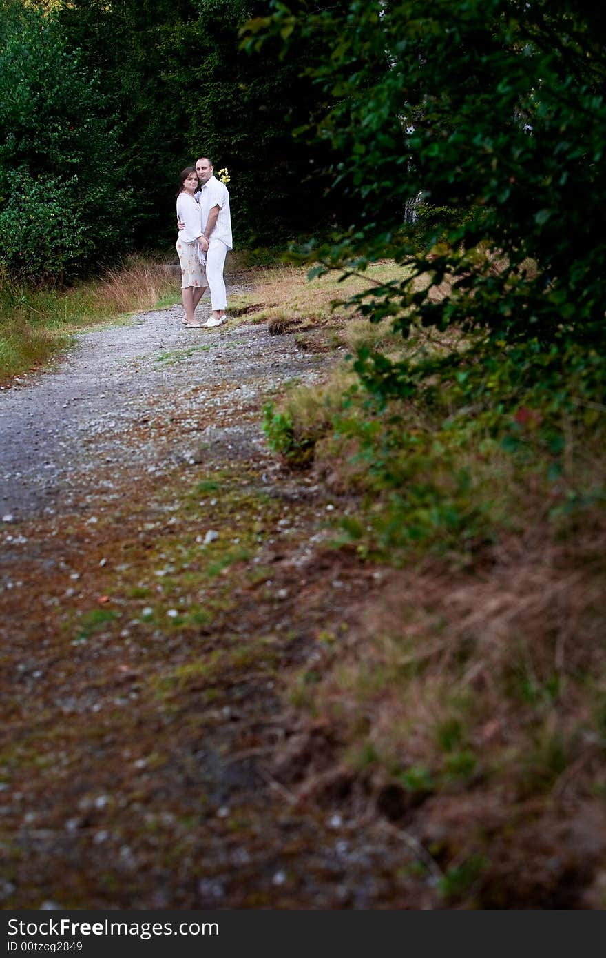 Young couple in love outdoors. Young couple in love outdoors