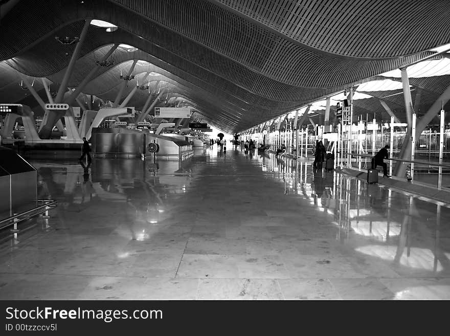 Airport, Madrid, Spain