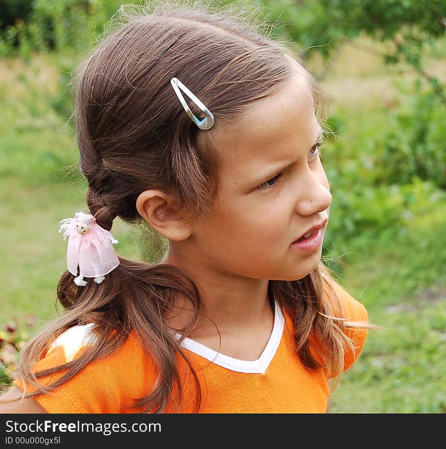 Beautiful girl in the country side. Beautiful girl in the country side