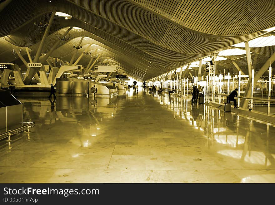 Airport, Madrid, Spain