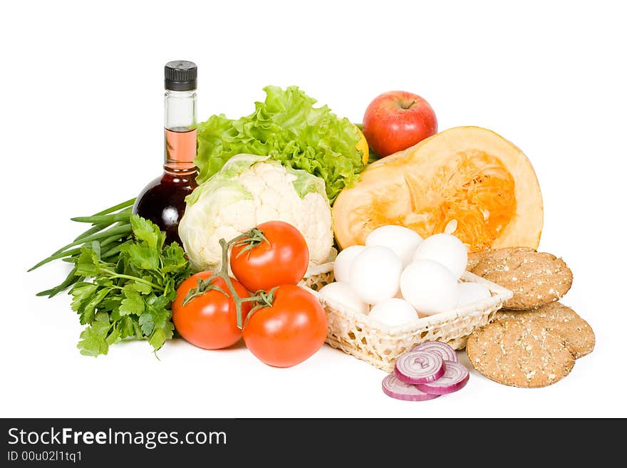 Still-life with vegetables.