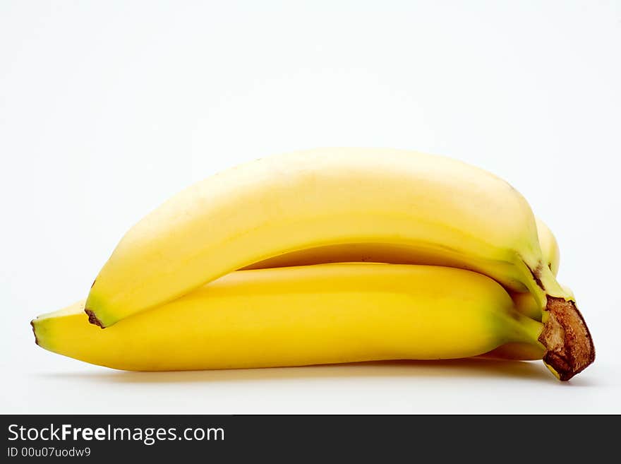 Banana bundle isolated on white background