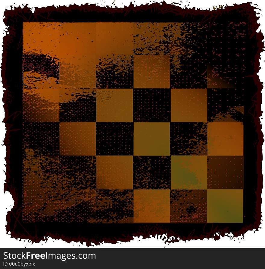 Background square old style chess. Background square old style chess