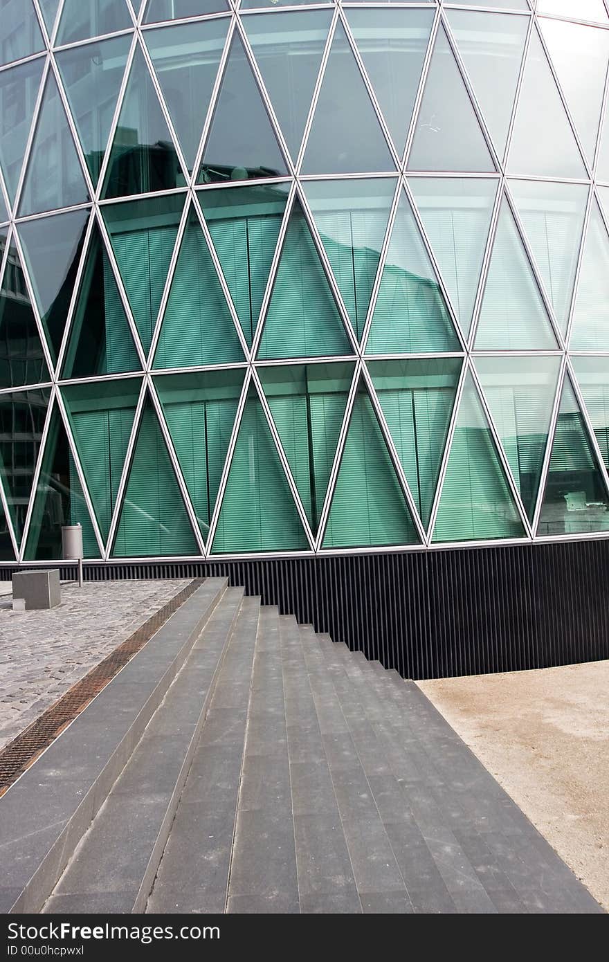 stairs in front of building