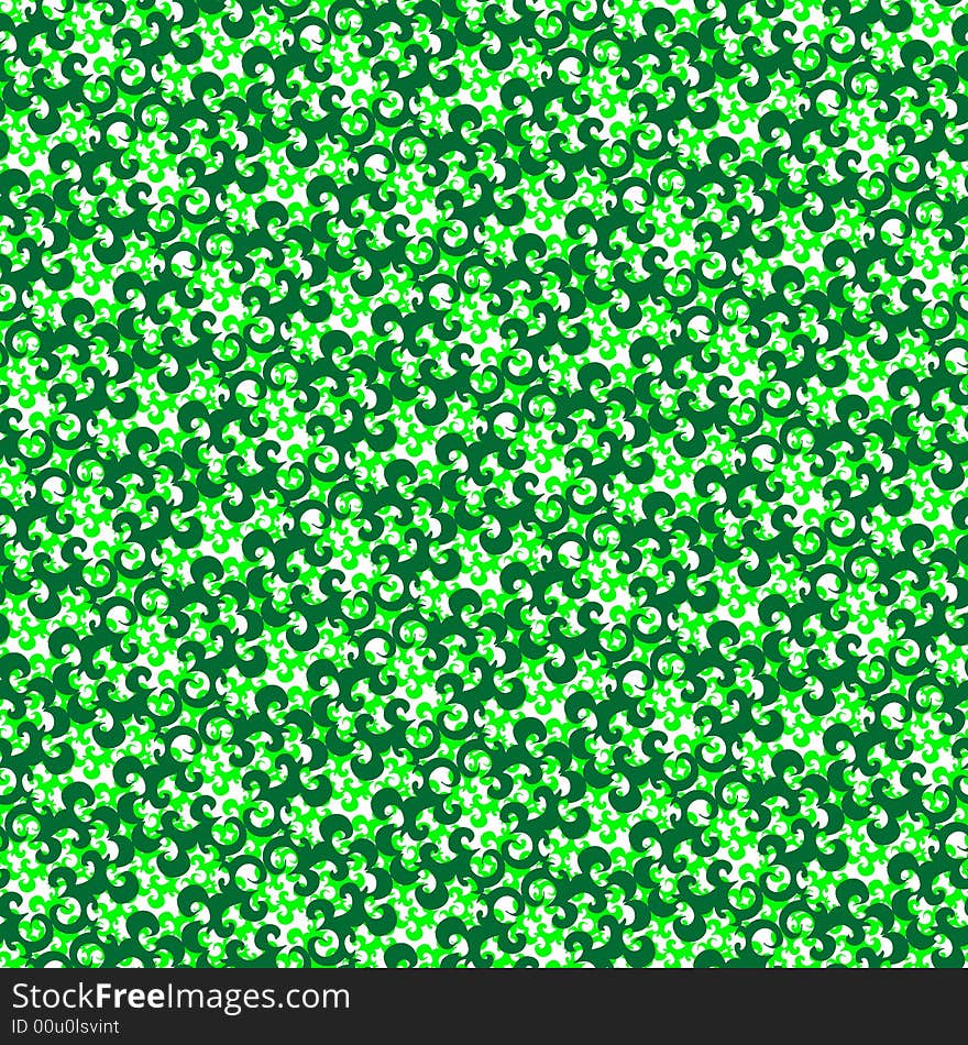 Seamless green pattern