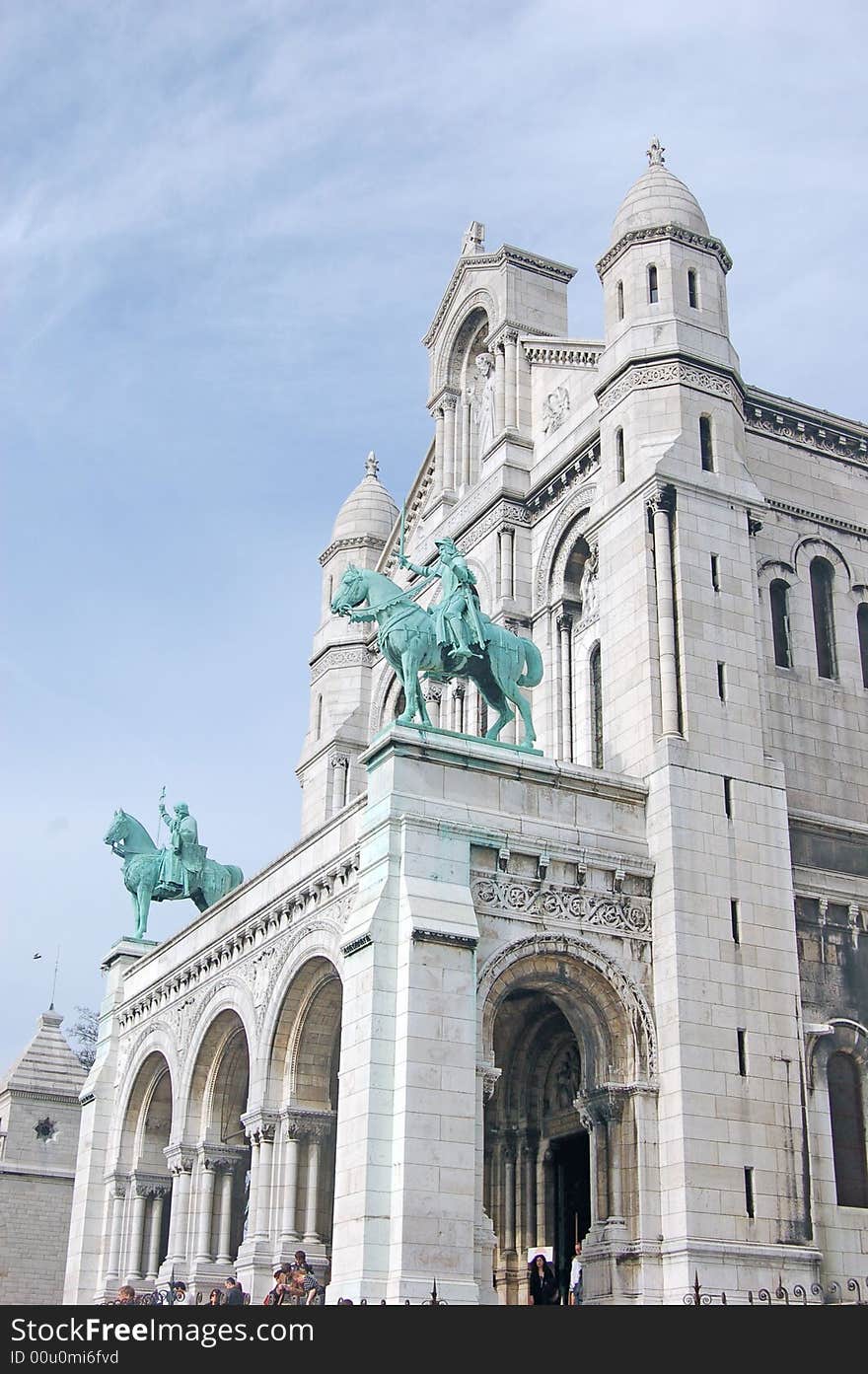 View on an old church in Paris. View on an old church in Paris