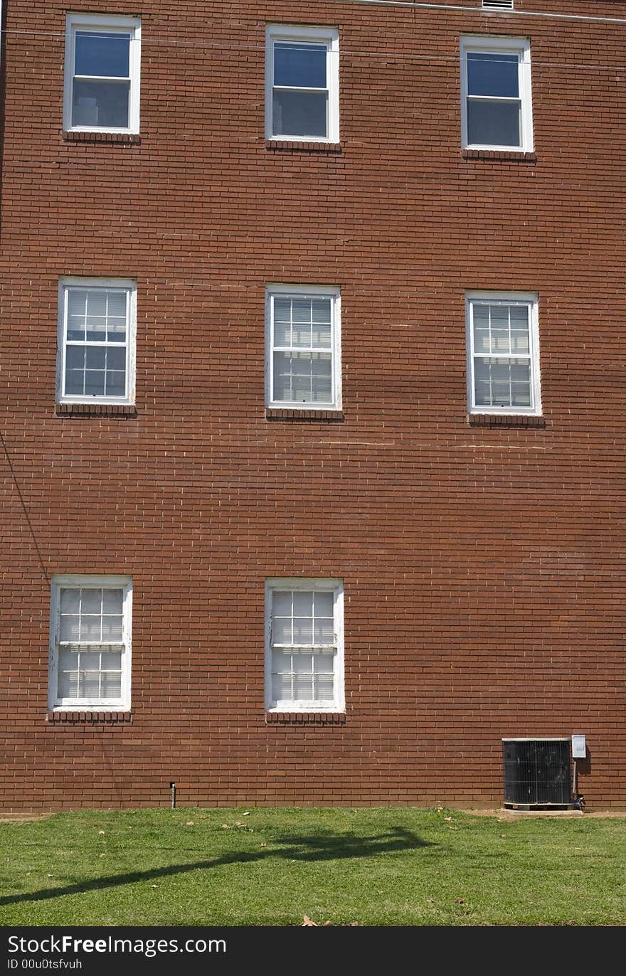 Brick Wall On Building