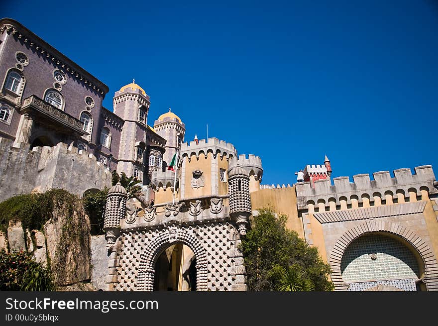 Palacio da Pena, Sintra, Portugal. Palacio da Pena, Sintra, Portugal