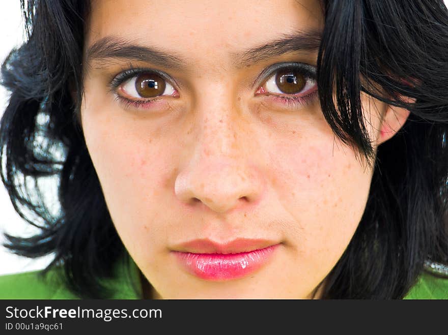 Cheerful young woman