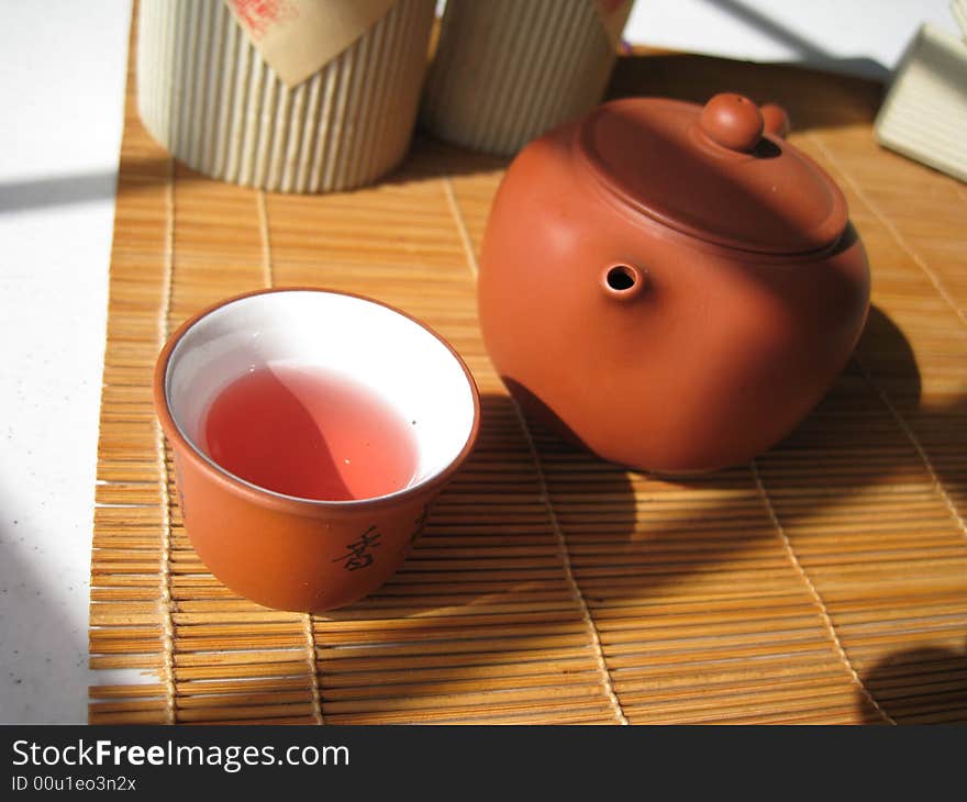 A cup of Chinese tea, culture healthy drinks in China.